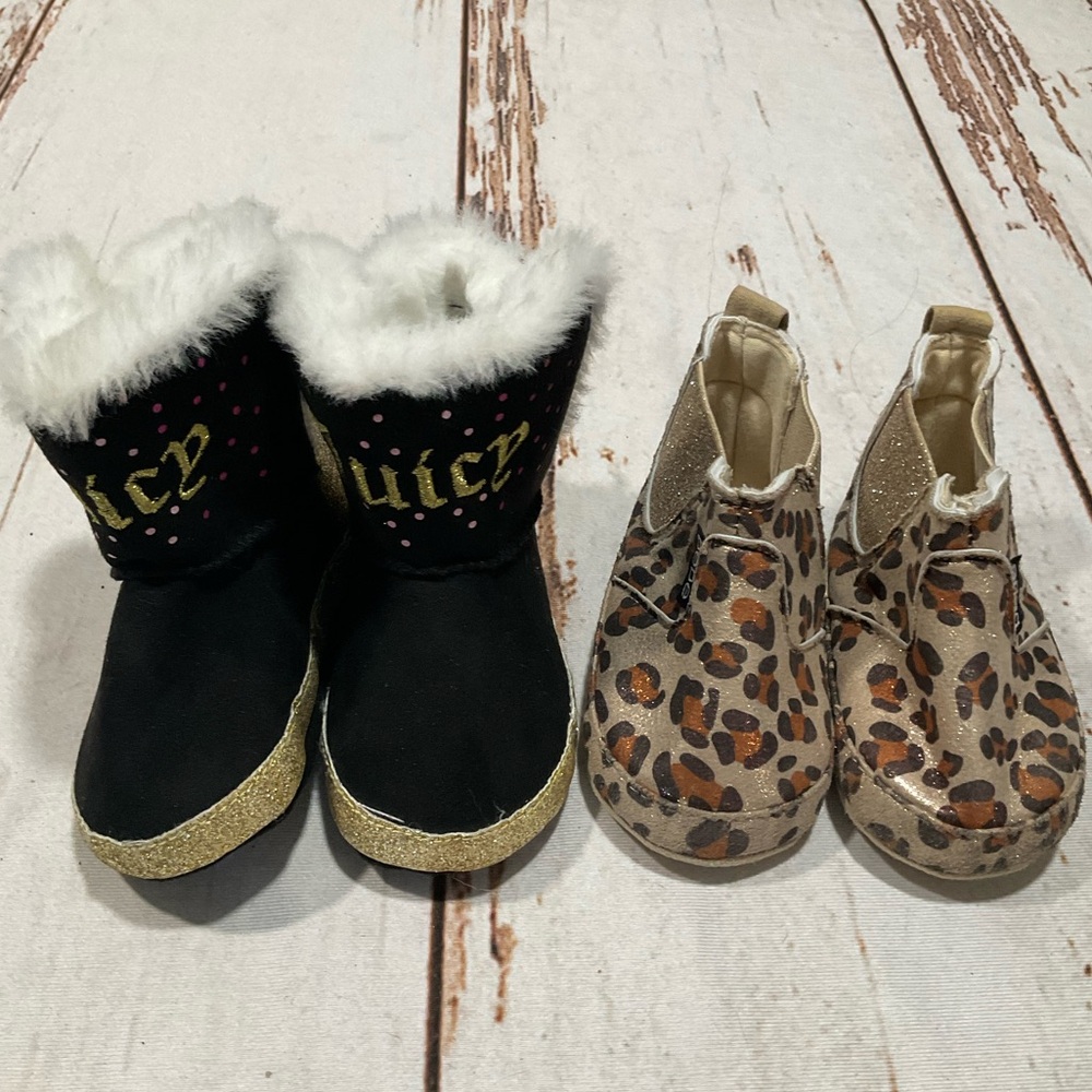 JUICY COUTURE‎ AND BEBE BOOTIES